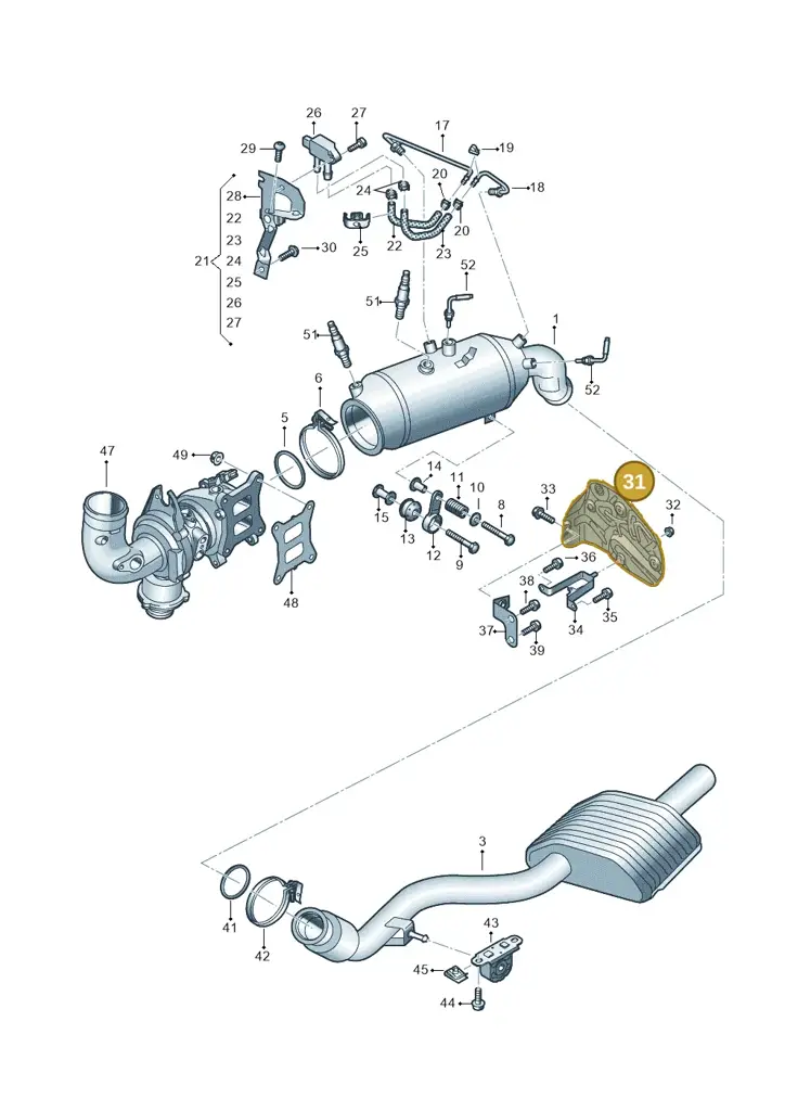 06N253243C — Audi Q5 (2016-2025) diagram 849253051, position 31