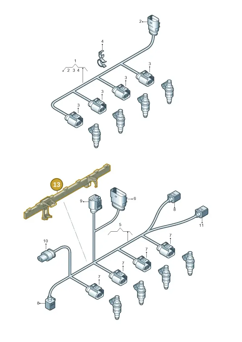 06N971824D — Volkswagen Atlas (2023-2024) diagram 745971290, position 13