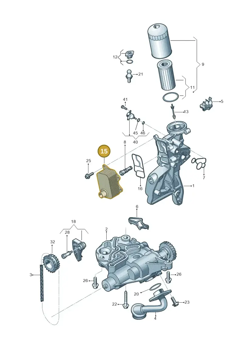 06Q117021H — Volkswagen Passat estate (2023-) diagram 827115100, position 15