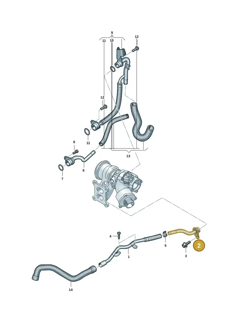 06Q121492 — Volkswagen Multivan (2021-) diagram 7t0121430, position 2