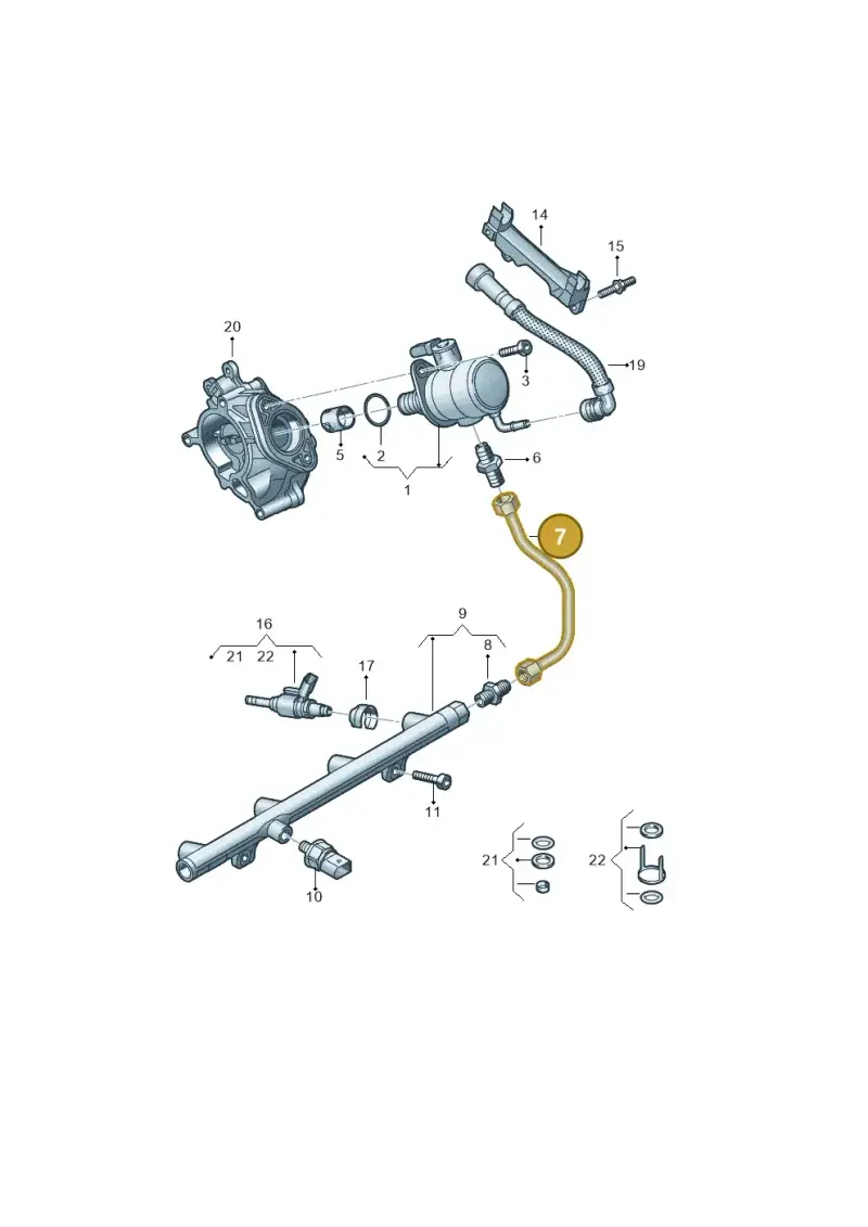 06Q127501E — Volkswagen Touareg (2017-2023) diagram 849133076, position 7