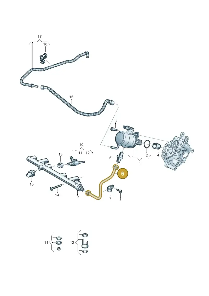 06Q127501E — Volkswagen Passat estate (2023-) diagram 813133190, position 6