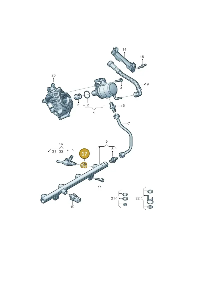 06Q133036 — Volkswagen Touareg (2017-2023) diagram 849133076, position 17