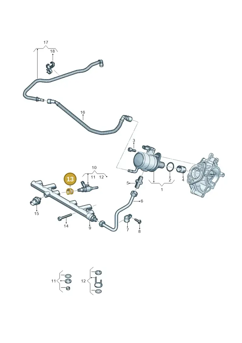 06Q133036 — Volkswagen Passat estate (2023-) diagram 813133190, position 13