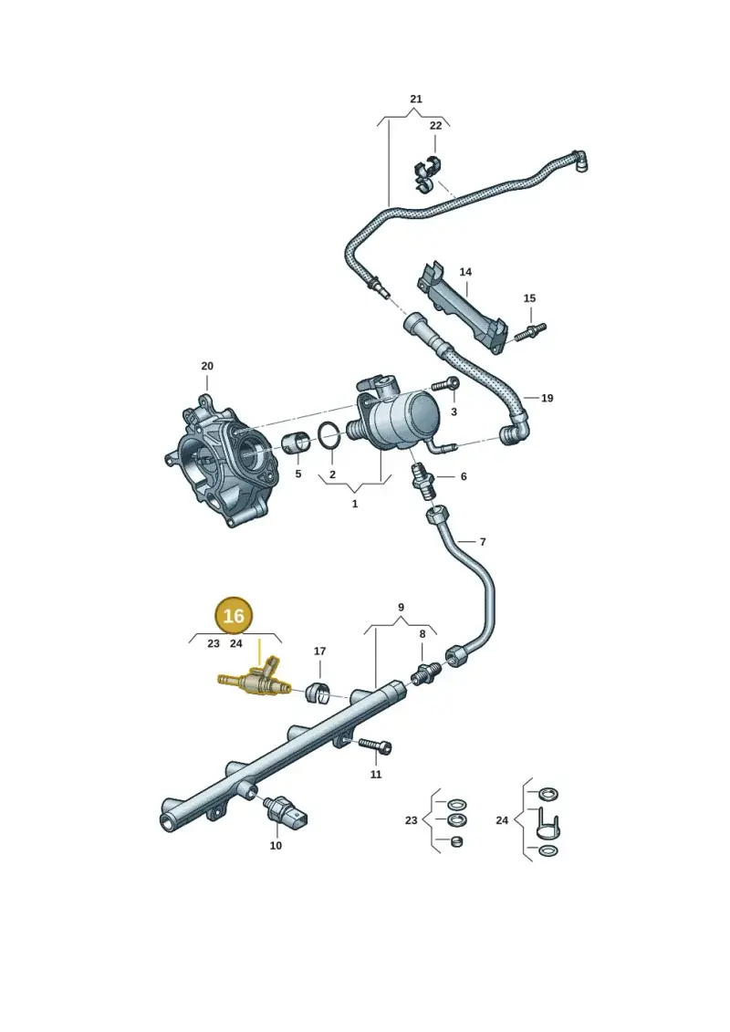 06Q906036A — SEAT CUPRA Formentor (2020-) diagram 596133584, position 16