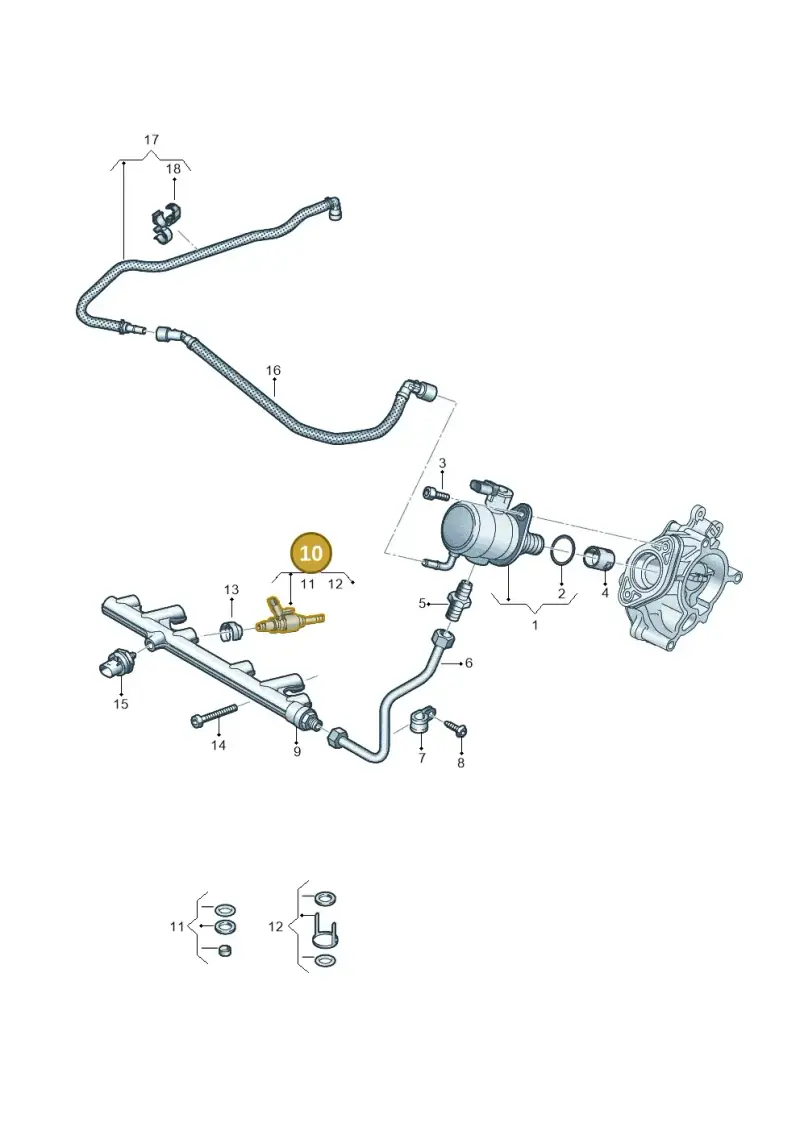 06Q906036A — Volkswagen Passat Estate (2023-2025) diagram 813133190, position 10