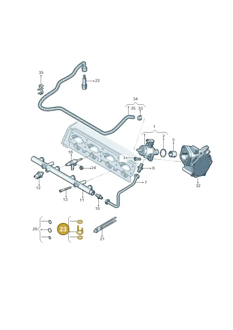06Q906907A — Volkswagen Tiguan (2024-) diagram 808133065, position 23