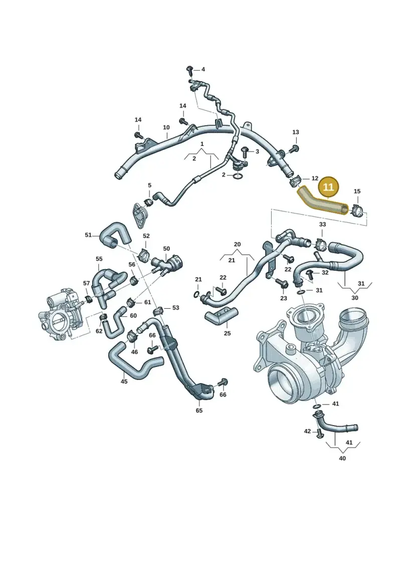 06R121053A — Audi A5 Limousine (2024-2025) diagram 06r121000, position 11