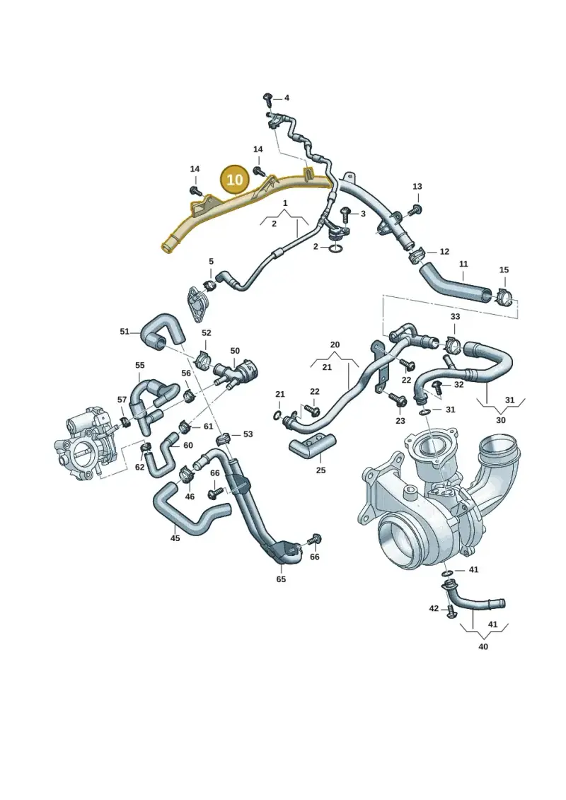 06R121075C — Audi A5 Limousine (2024-2025) diagram 06r121000, position 10