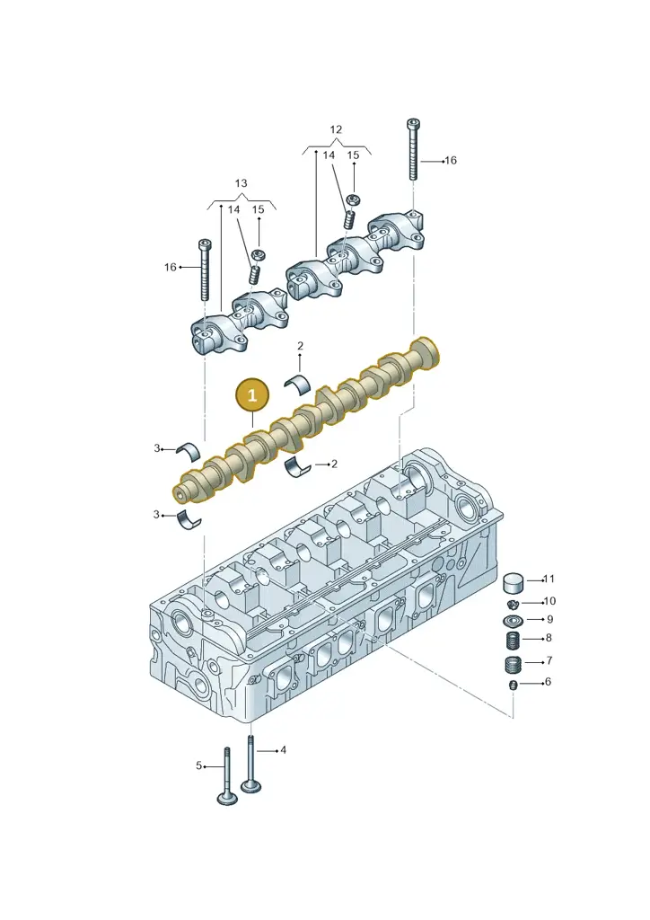 070109101Q — Volkswagen Transp. caravelle (2008-2009) diagram 410109400, position 1