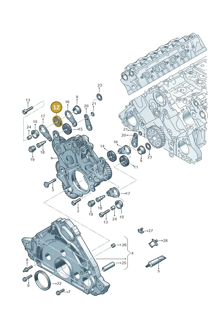 070109238B — Volkswagen Touareg 08> (2007-) diagram 274109950, position 12