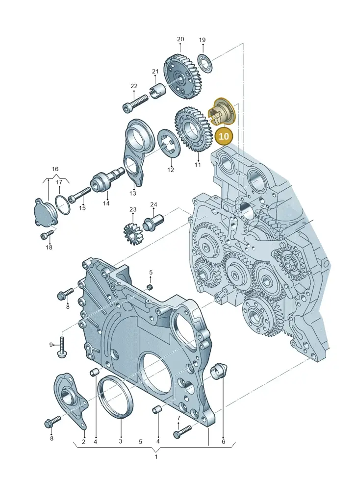 070109313 — Volkswagen Transp. caravelle (2008-2009) diagram 611109910, position 10