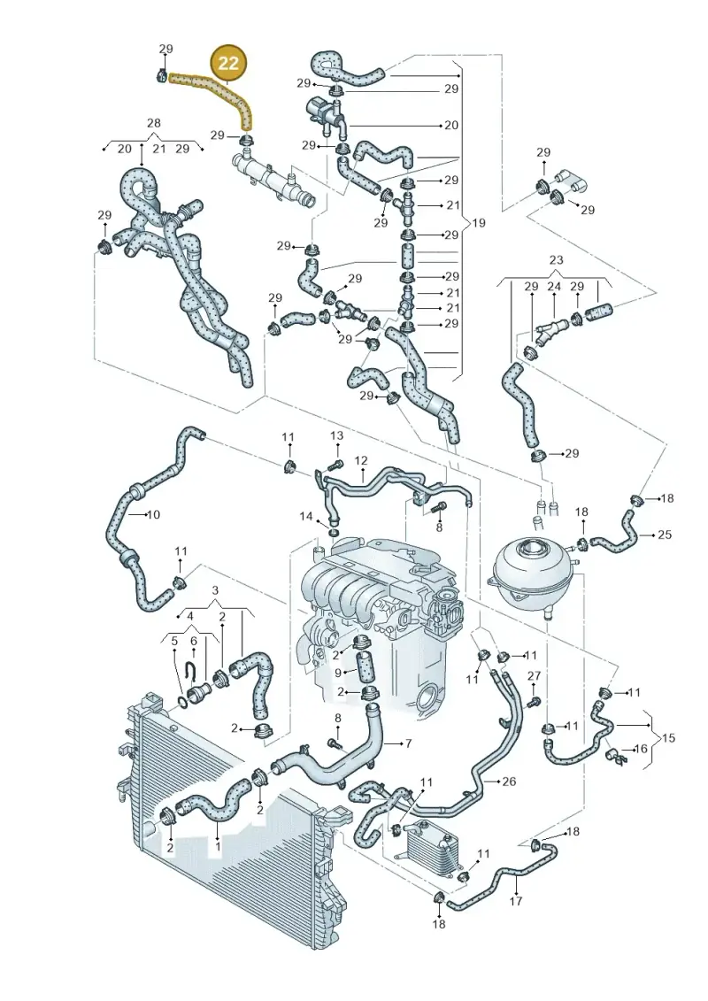 070121063A — Volkswagen Transp. caravelle (2008-2009) diagram 479121500, position 22