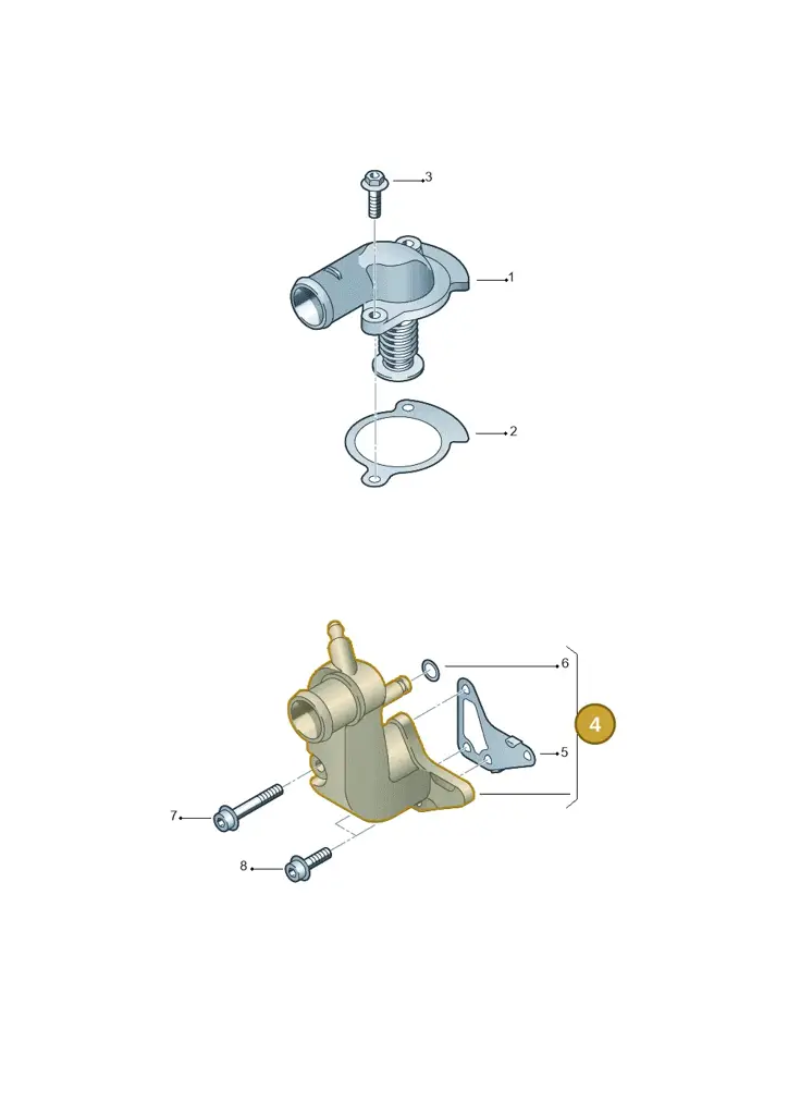 070121131E — Volkswagen Touareg 08> (2007-) diagram 274121800, position 4