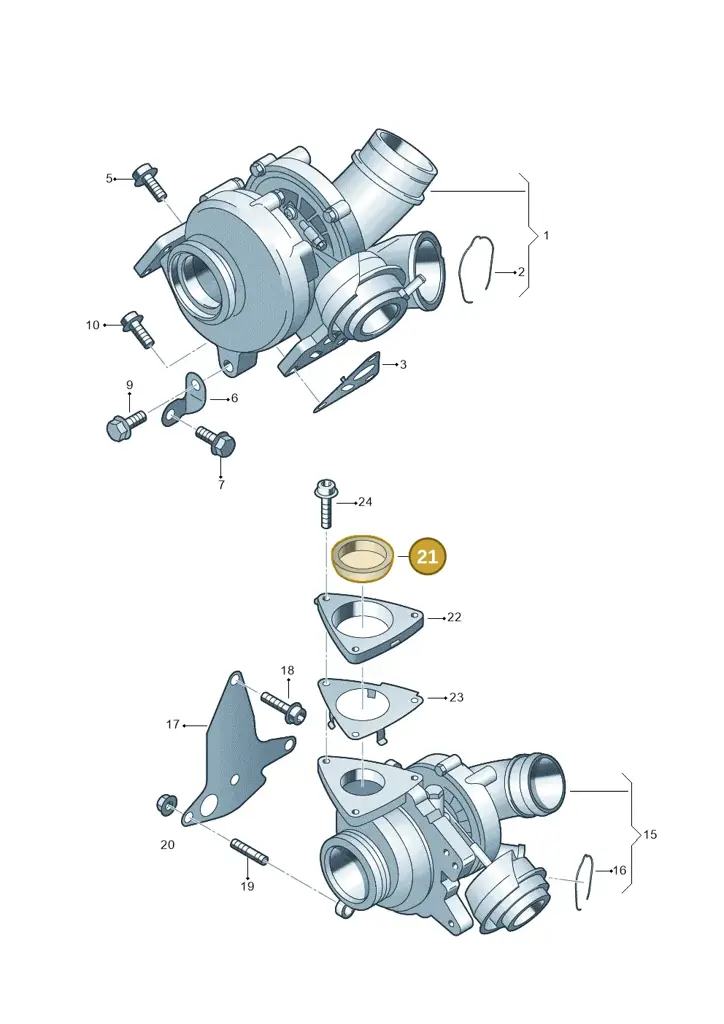 070253117C — Volkswagen Transp. caravelle (2008-2009) diagram 274145550, position 21