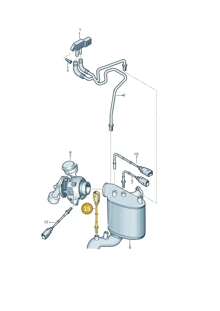 070906088AF — Volkswagen Transp. caravelle (2008-2009) diagram 420906150, position 15