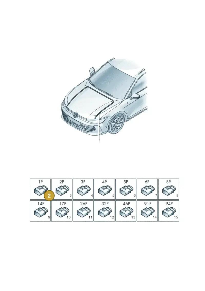071973851 — Volkswagen Passat estate (2023-) diagram 3j0971800, position 2