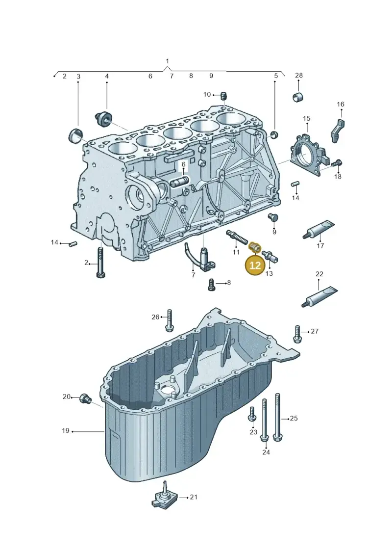 074103179 — Volkswagen Crafter 35 panel (2011-2016) diagram 483103300, position 12