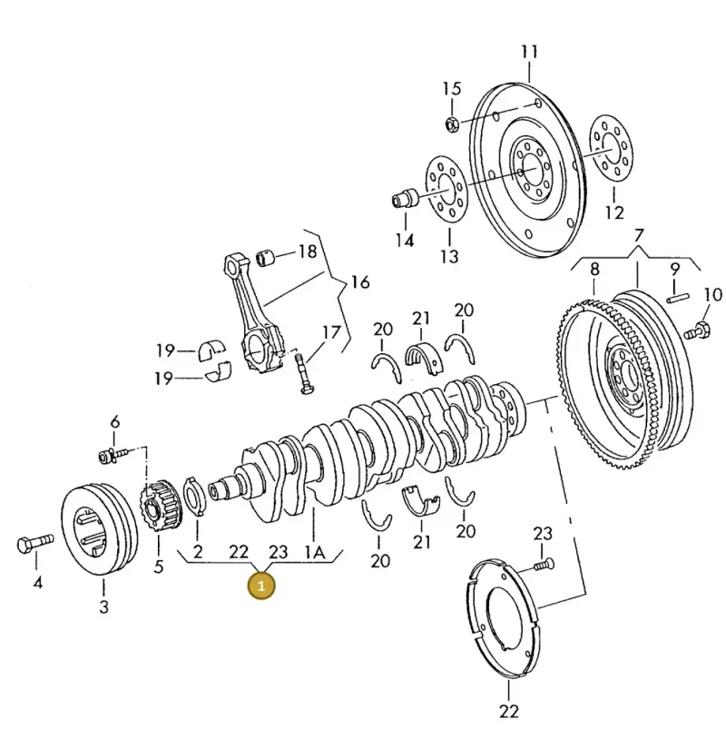 074105019T — Volkswagen LT, LT 4X4 (2003-2006) diagram 169105200, position 1