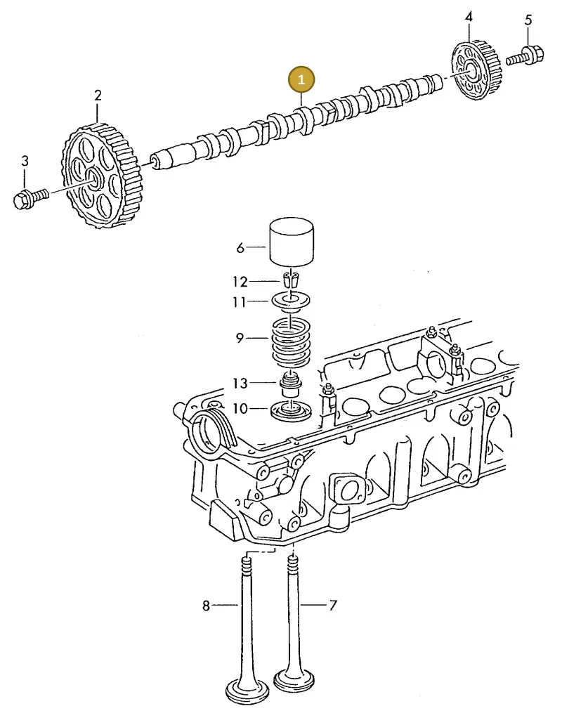 074109101J — Volkswagen MARINE-MOTOR           02> (2002-) diagram 277109200, position 1