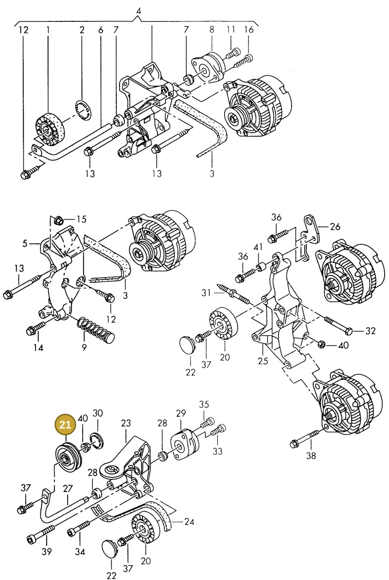 074145278F — Volkswagen Transporter            96 (1996-1996) diagram 163903400, position 21