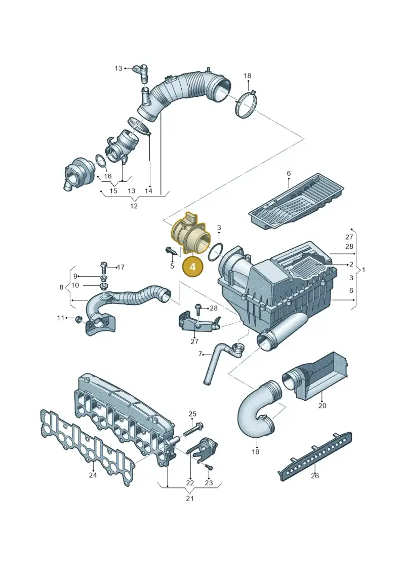074906461B — Volkswagen Passat estate (2008-2011) diagram 656129400, position 4