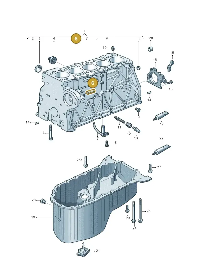 076121137A — Volkswagen Crafter 35 panel (2011-2016) diagram 483103300, position 6