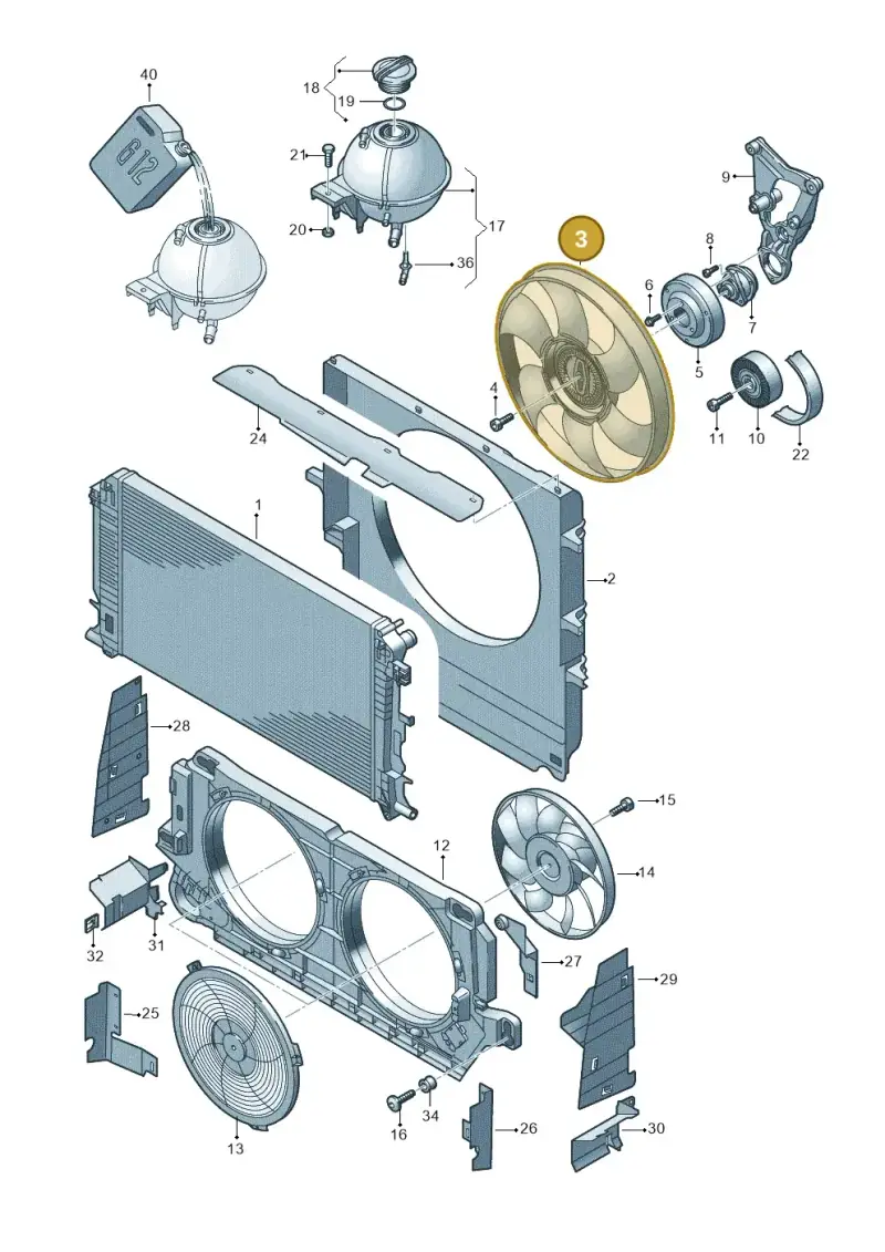 076121301C — Volkswagen CRAFTER                06> (2006-) diagram 483121500, position 3