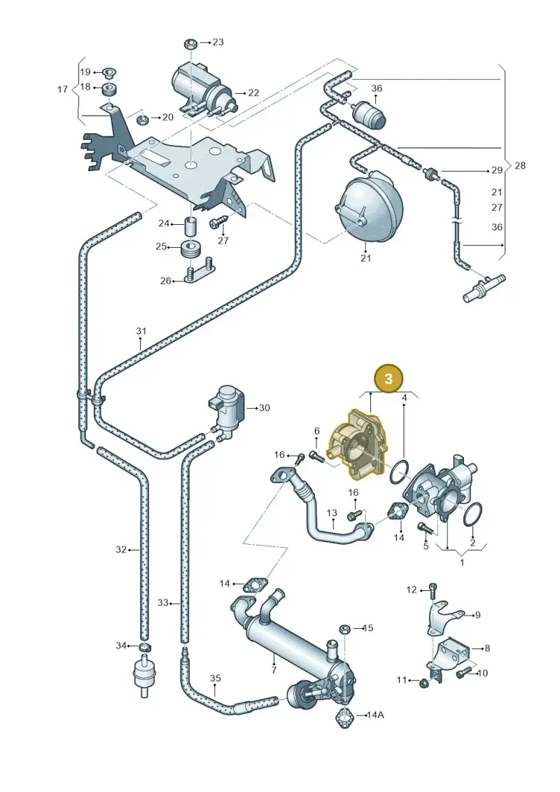 076128063A — Volkswagen TRANSPORTER/4MOTION    07 (2006-2007) diagram 479131900, position 3
