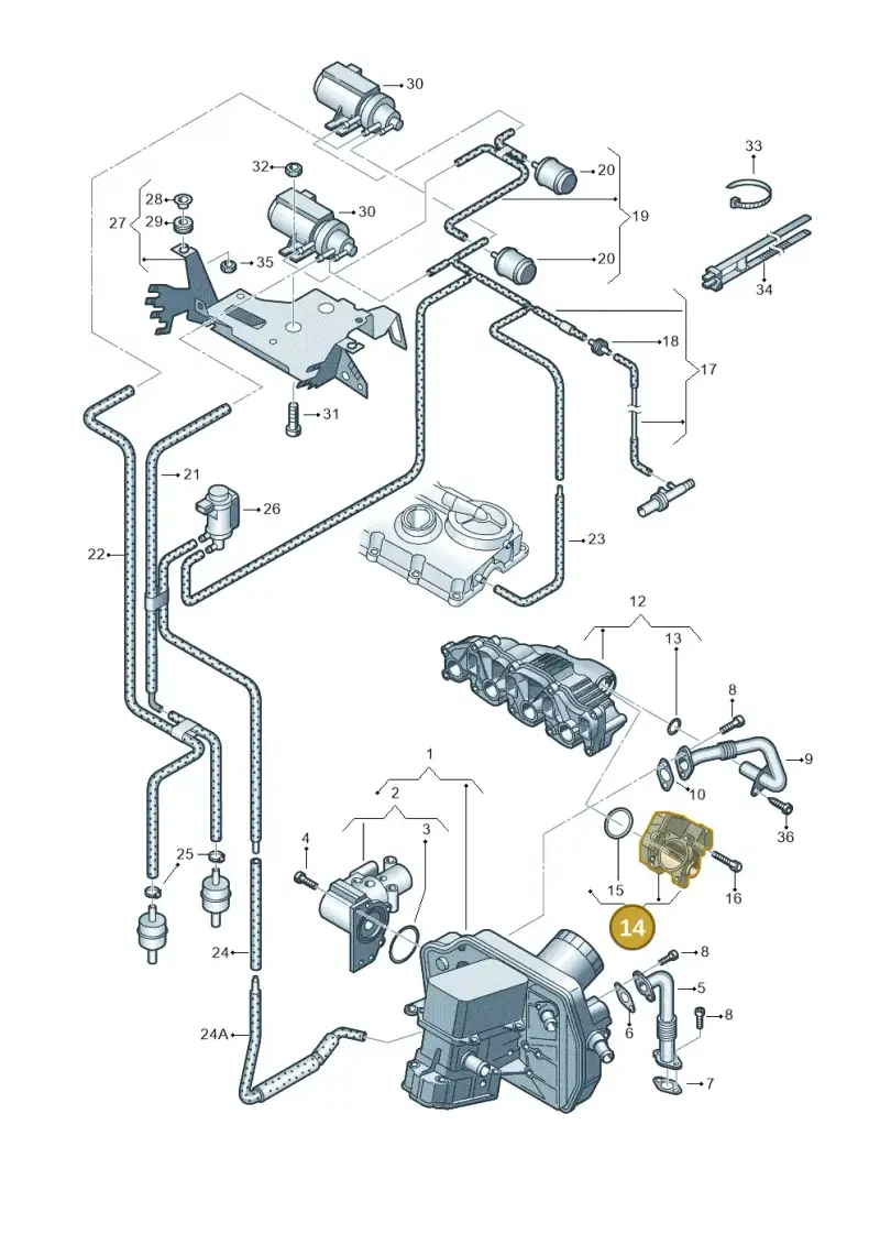 076128063A — Volkswagen Transp. caravelle (2009-2011) diagram 680131550, position 14