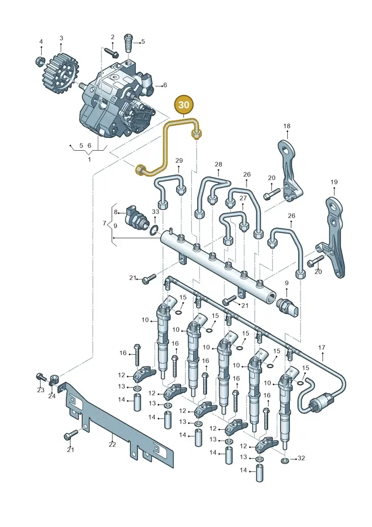 076130321 — Volkswagen Crafter 35 panel (2011-2016) diagram 483130400, position 30