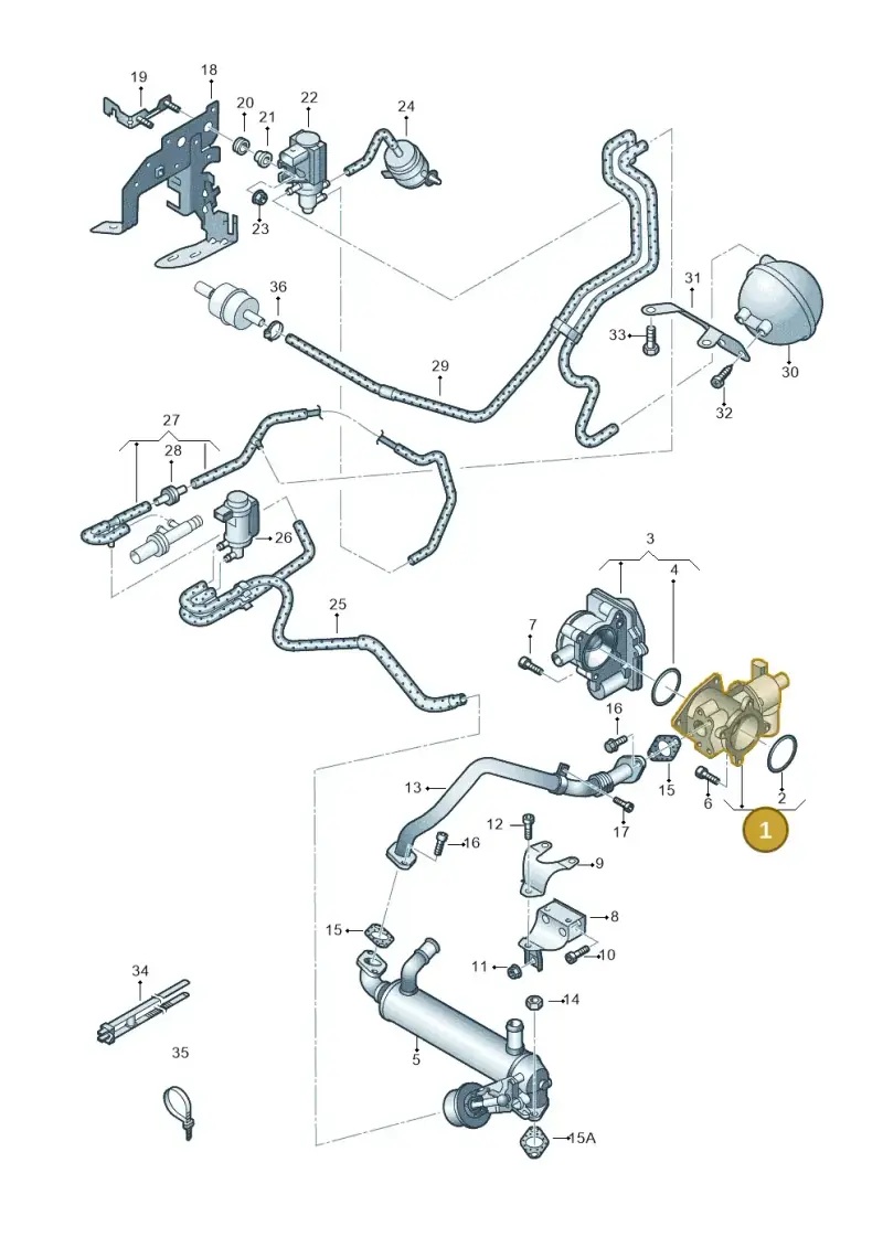 076131501B — Volkswagen Touareg                08> (2007-) diagram 478131300, position 1