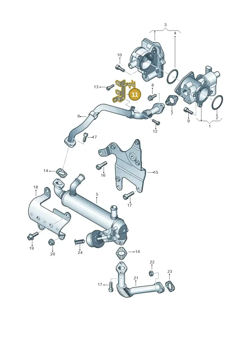 076131564E — Volkswagen Crafter 35 panel (2011-2016) diagram 483131000, position 11