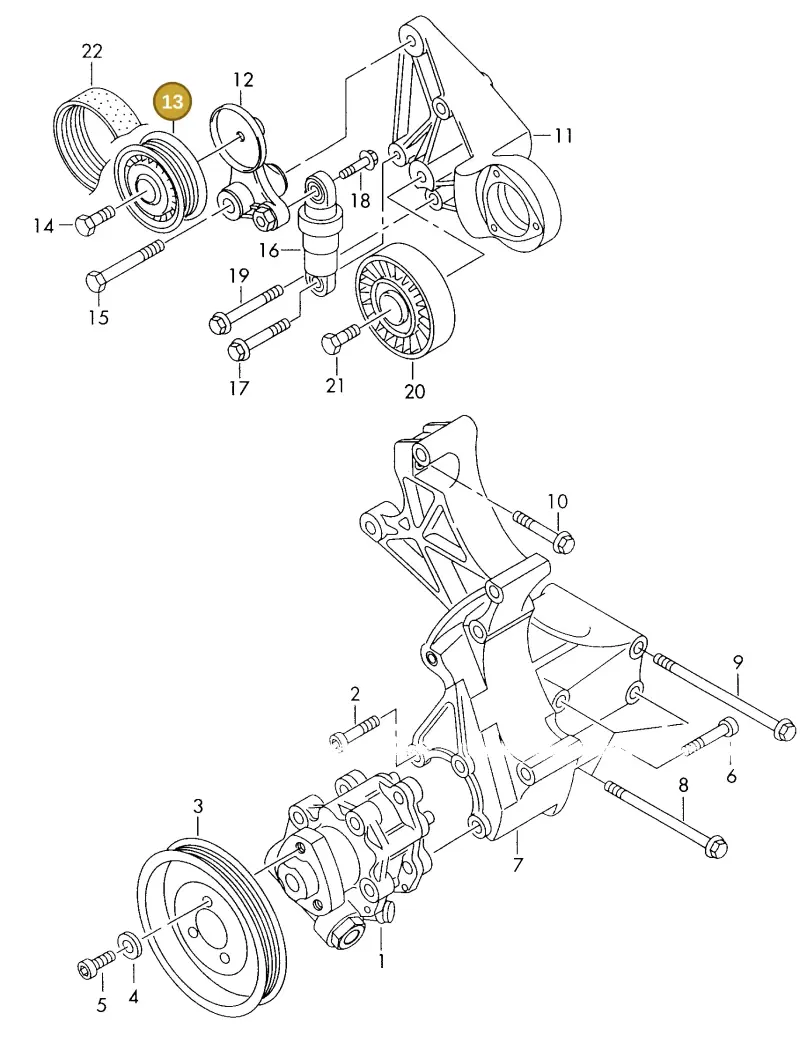 076145278 — Volkswagen LT, LT 4X4 (2003-2006) diagram 176145800, position 13