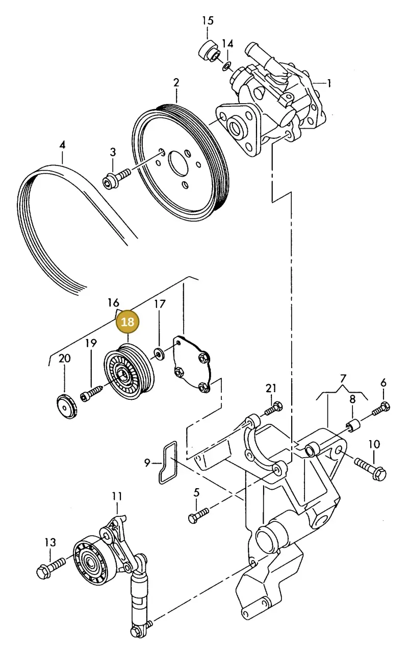076145278 — Volkswagen MARINE-MOTOR           02> (2002-) diagram 277145800, position 18
