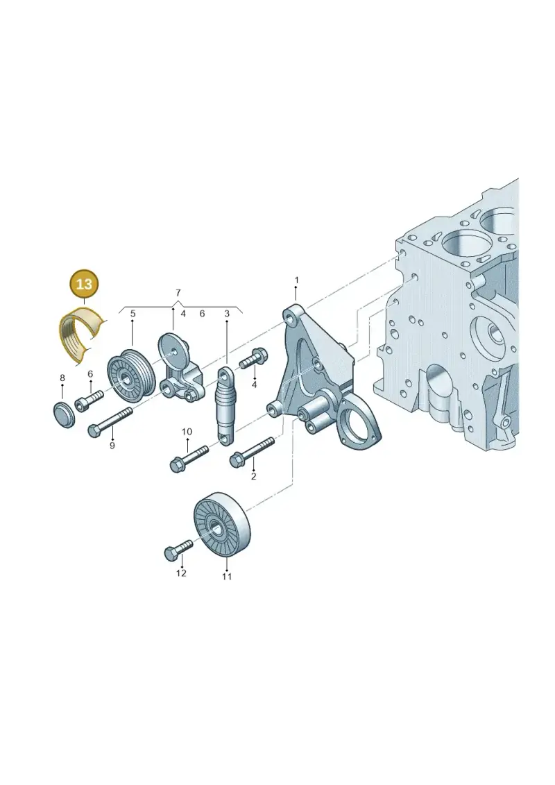 076145933 — Volkswagen CRAFTER                06> (2006-) diagram 483145200, position 13