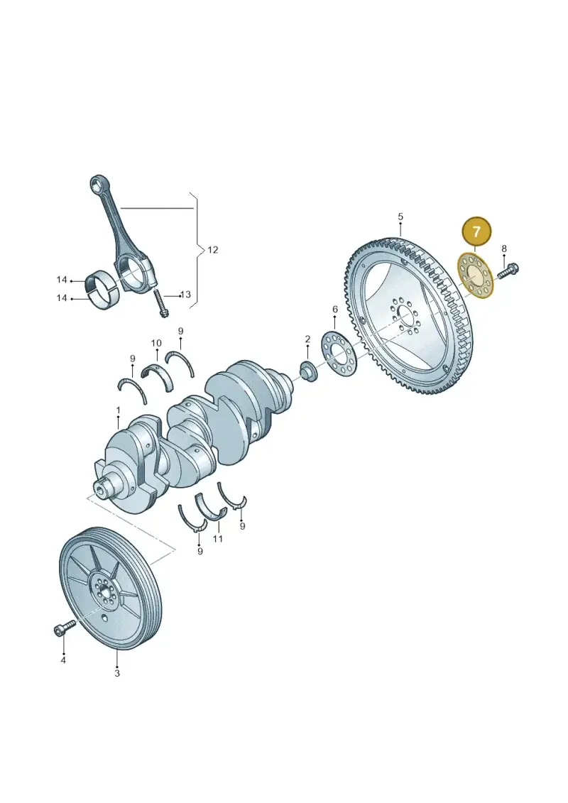 077105303J — Volkswagen Touareg                08> (2007-) diagram 478105220, position 7