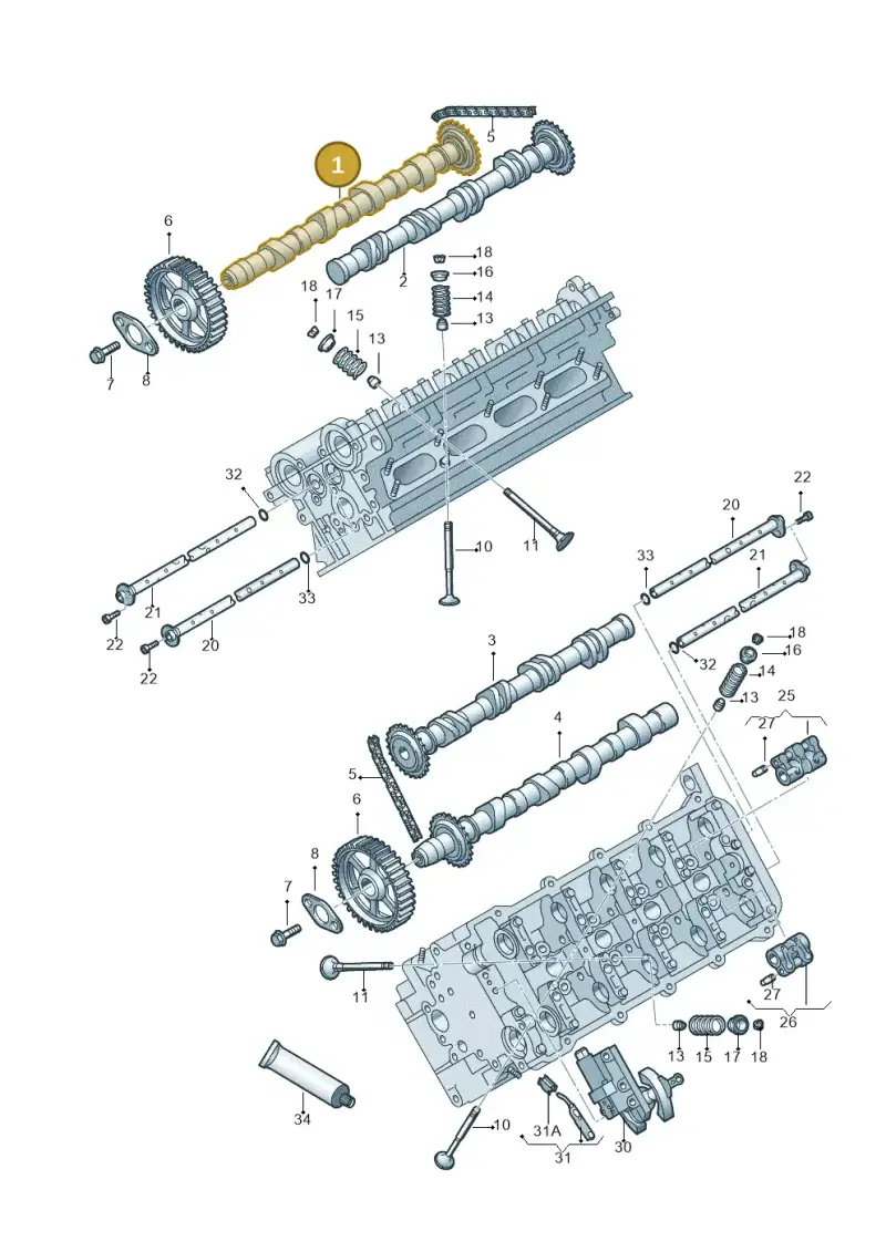 077109022EM — Volkswagen Phaeton 4motion (2010-2016) diagram 710109300, position 1