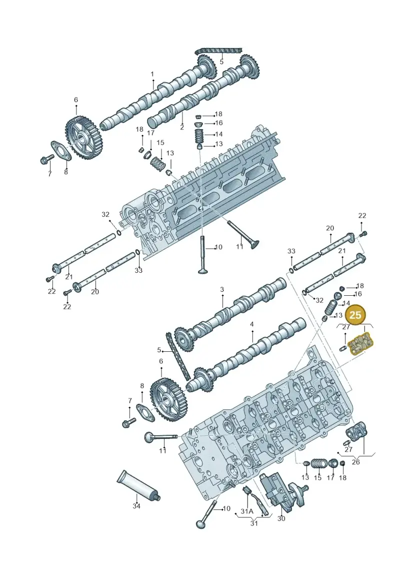 077109417J — Volkswagen Phaeton 4motion (2010-2016) diagram 710109300, position 25
