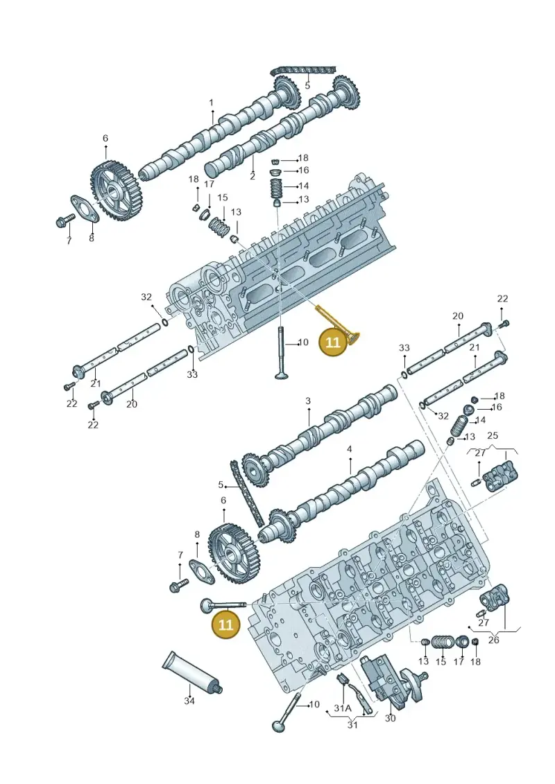 077109611S — Volkswagen Phaeton 4motion (2010-2016) diagram 710109300, position 11