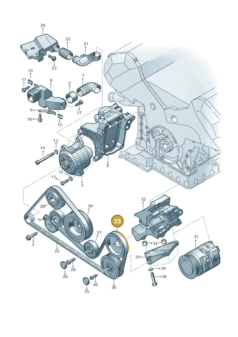 077145255H — Volkswagen Phaeton 4motion (2010-2016) diagram 255903800, position 33