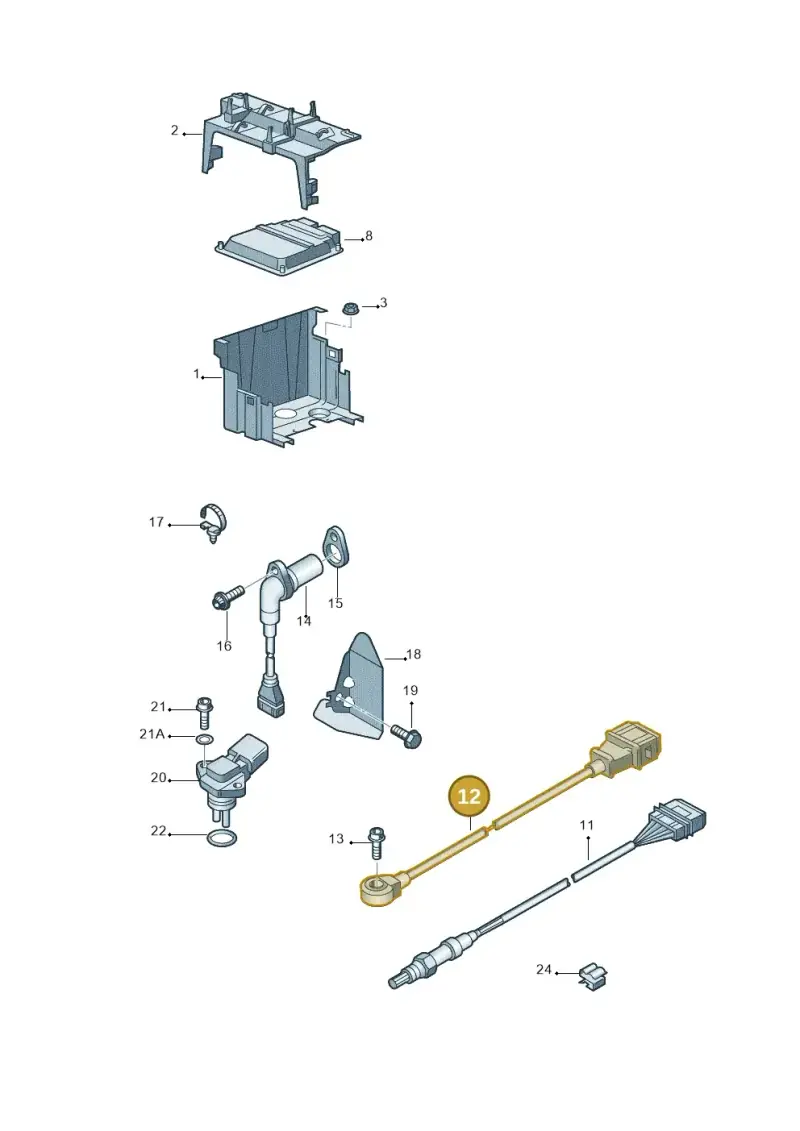 077905377G — Volkswagen Phaeton 4motion (2008-2010) diagram 258906000, position 12