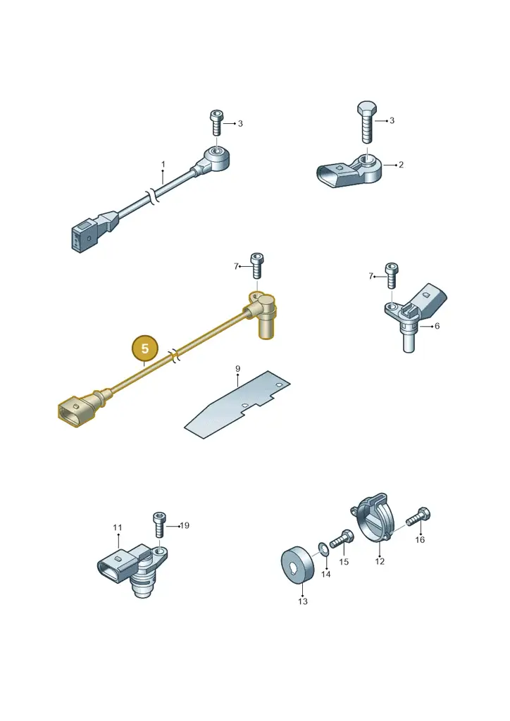 077905381L — Volkswagen Phaeton 4motion (2010-2016) diagram 710906000, position 5