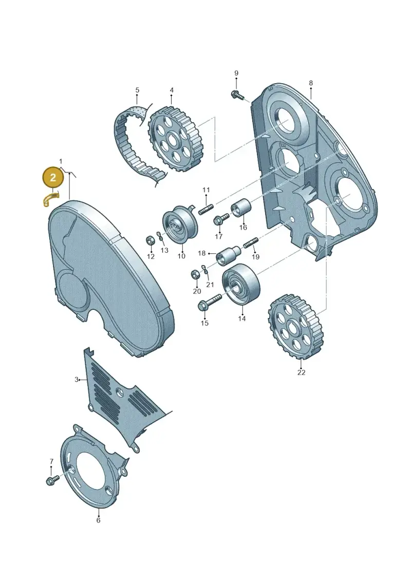 078109150A — Volkswagen POLO CLASSIC           06> (2005-) diagram 194109700, position 2