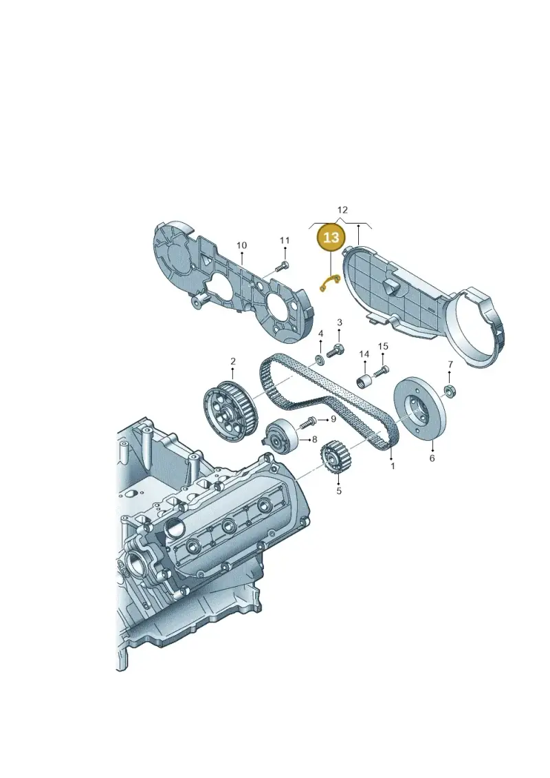 078109150A — Volkswagen Touareg                08> (2007-) diagram 258109750, position 13