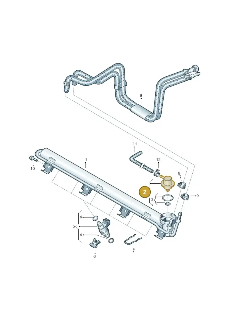 078133534C — Volkswagen Transp. caravelle (2008-2009) diagram 410133900, position 2