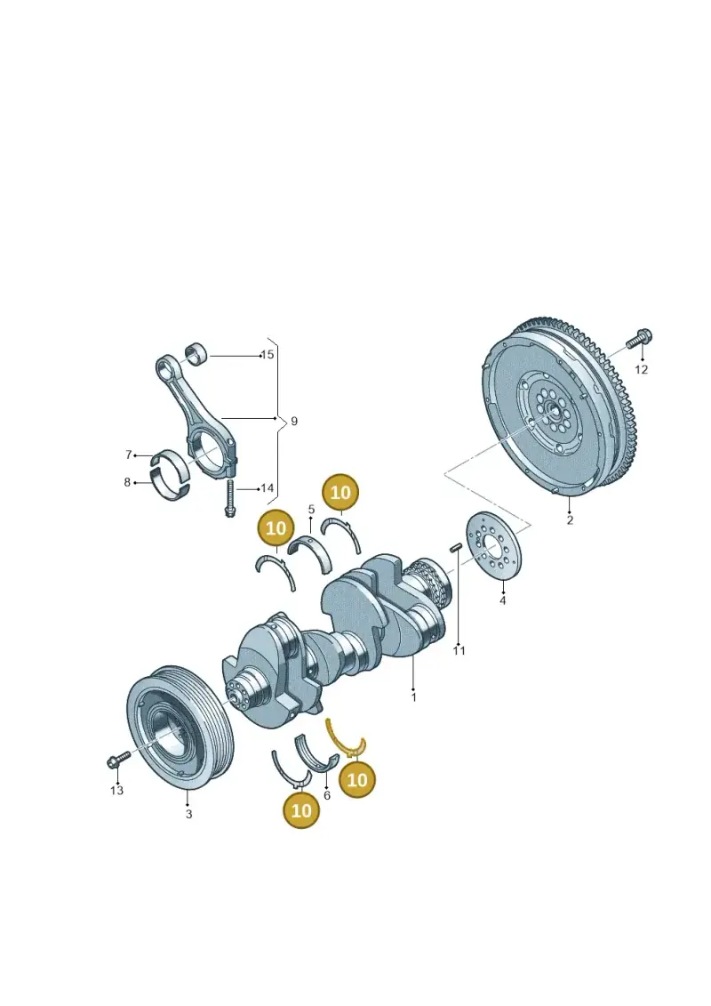 078198421 — Volkswagen Amarok twin cab (2016-2022) diagram 894105650, position 10