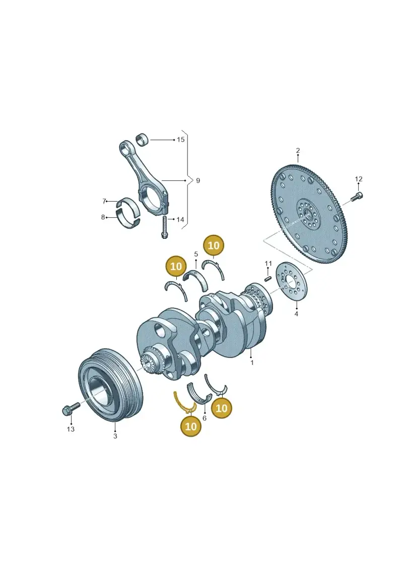 078198421 — Volkswagen Amarok twin cab (2022-) diagram 894105700, position 10