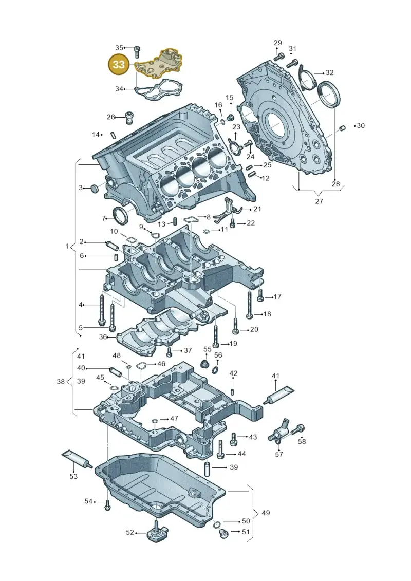 079103704E — Volkswagen Touareg                08> (2007-) diagram 478103120, position 33
