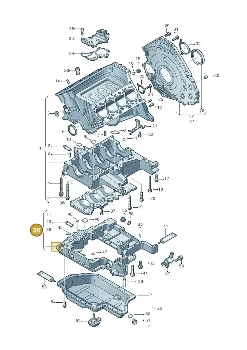 079103803BF — Volkswagen Touareg                08> (2007-) diagram 478103120, position 38
